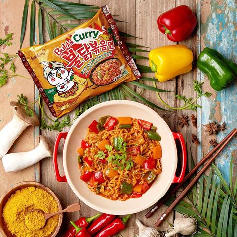 Mì cay Samyang đủ vị