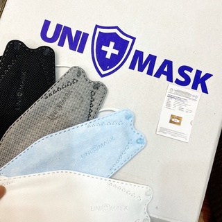 Set 50 chiếc khẩu trang 4 lớp kf94 unimask trắng