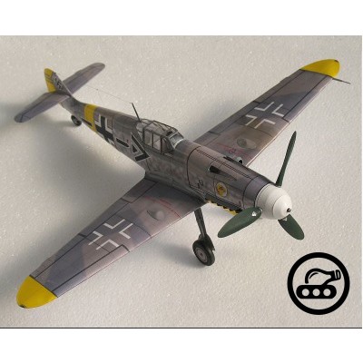 Mô hình lắp ráp máy bay chiến đấu BF-109 của Đức mô hình giấy 1:32