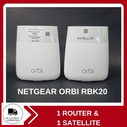 BỘ PHÁT NETGEAR ORBI RBK20 AC2200 Tri-band Mesh WiFi System