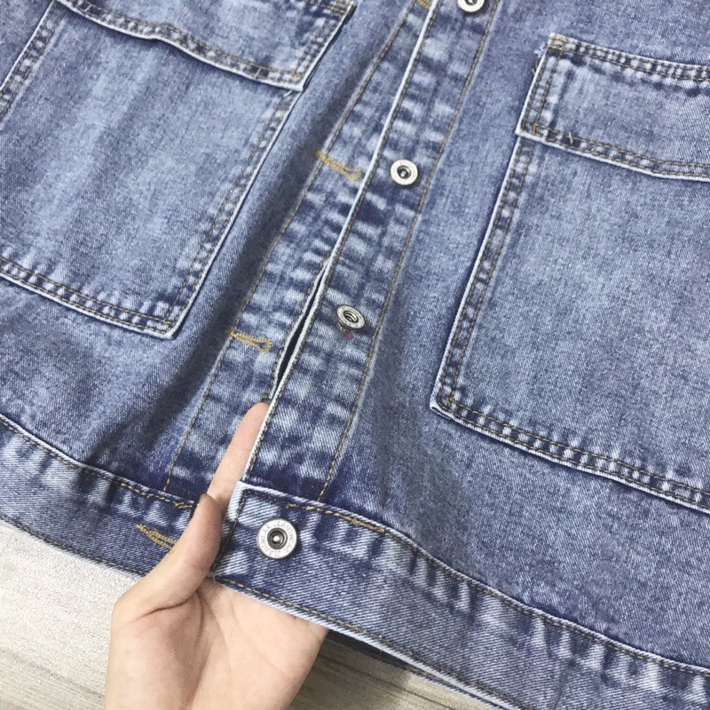 [SẴN] Áo Khoác bò Oversize | Áo Khoác Jeans Nam Nữ ( Kèm ảnh thật tự chụp và Feedback khách mặc)