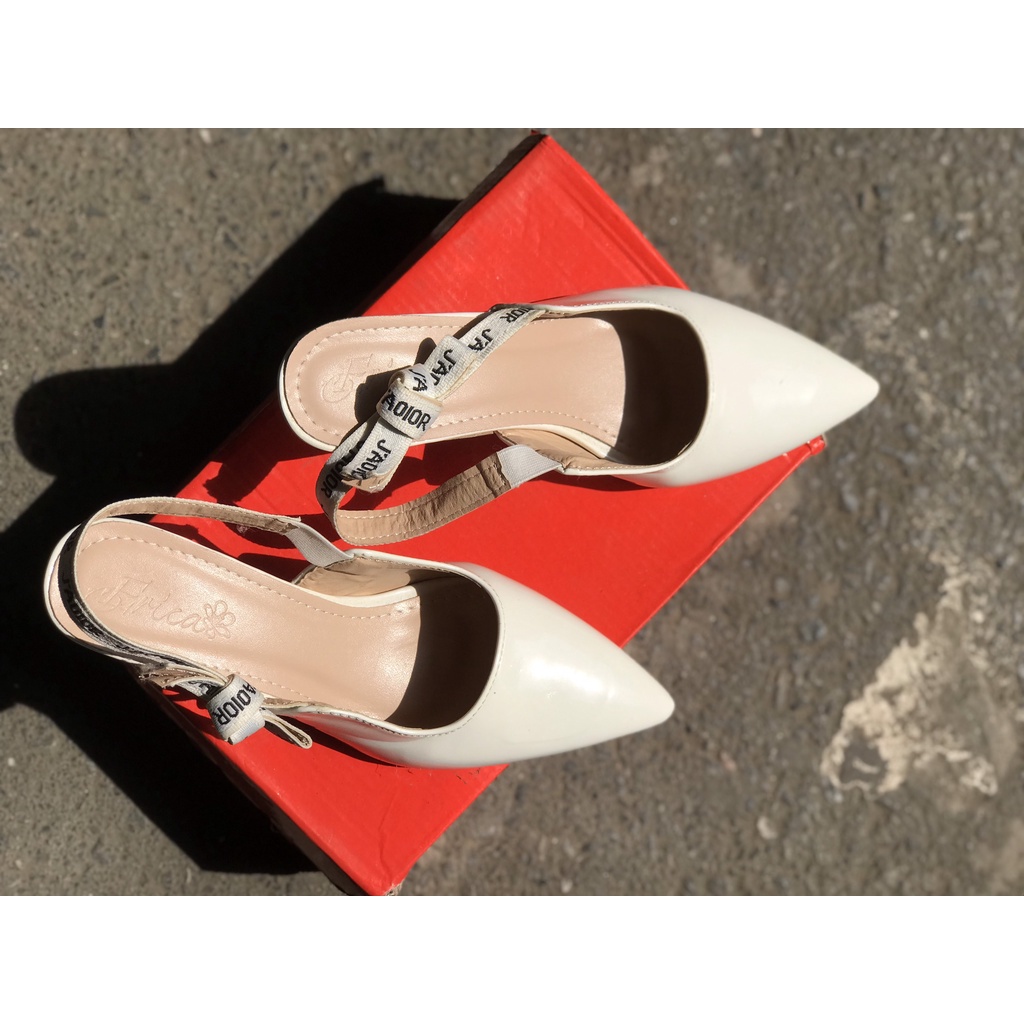 SANDAL DIOR 3CM 2 MÀU