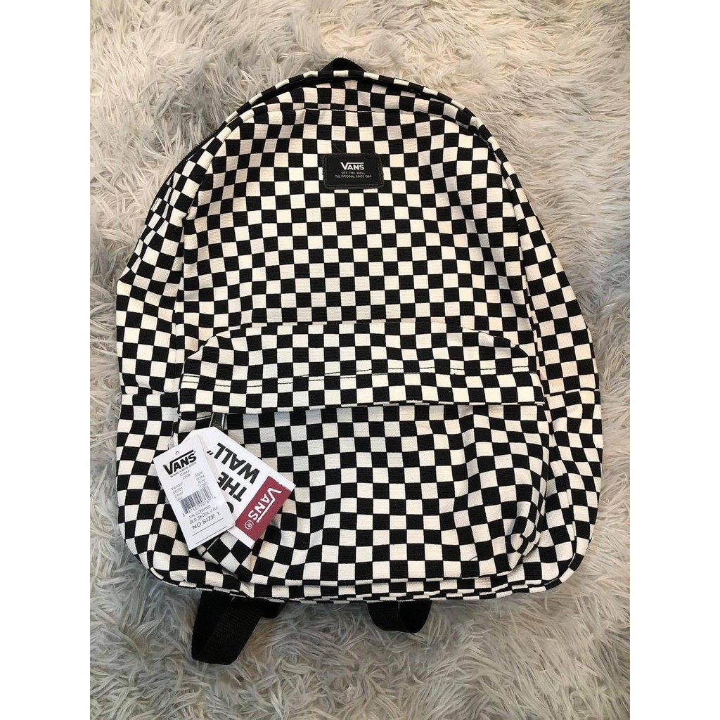 [COMBO] Balo V.A.N.S Old Skool Checkerboard Backpack l Auth xuất xưởng - SB11