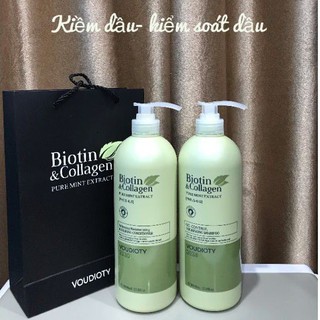 DẦU GỘI XẢ BIOTIN COLLAGEN (TRẮNG) PHỤC HỒI CHỐNG RỤNG TÓC 1000ML