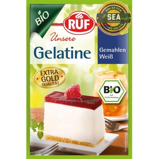 Bột Gelatin Hữu Cơ Làm Thạch Rau Câu, Kẹo Dẻo Cho Bé Ruf 9g