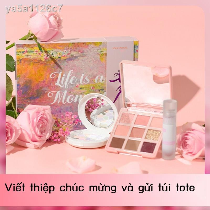 (Date mới)ya5a1126c7Hộp quà khiêu vũ Gogo set sinh nhật Món giáng cho bạn gái viên mờ tấm bóng mắt son môi bột
