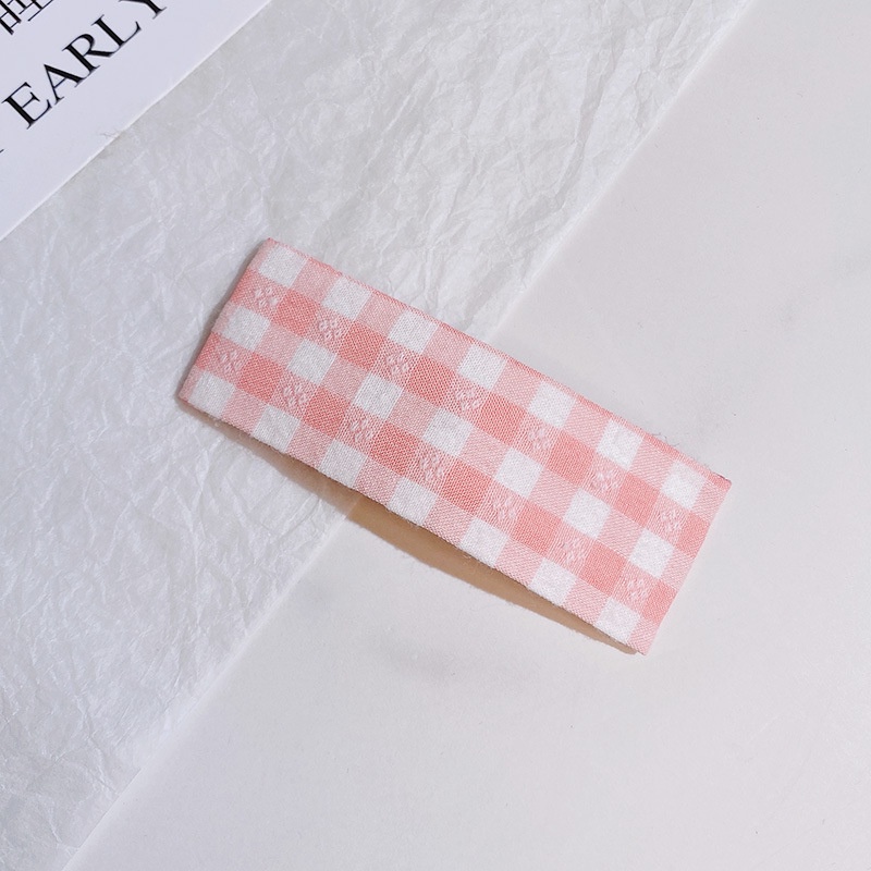 Kẹp tóc vải hoa kẻ sọc SD603 sang trọng, dễ thương, cute, xinh đẹp phong cách Hàn Quốc làm phụ kiện tóc cho nữ