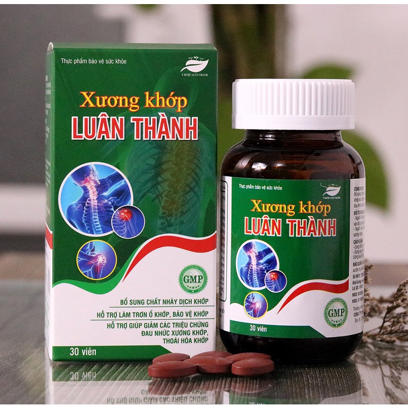 XƯƠNG KHỚP LUÂN THÀNH – Hỗ trợ làm trơn ổ khớp, bảo vệ khớp, bổ sung chất nhầy dịch khớp (30 viên)