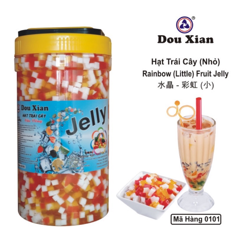 Thạch trái cây cầu vòng Dou Xian2.5kg