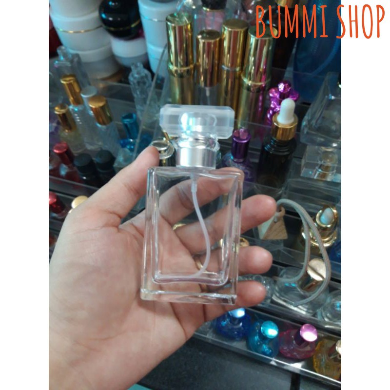Lọ chiết nước hoa 30ml hình chữ nhật / chai lọ chiết mỹ phẩm giá sĩ tận nơi