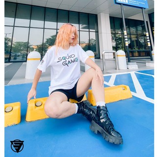 Áo Thun Squid Game Unisex Basic Tee phông trơn nam nữ
