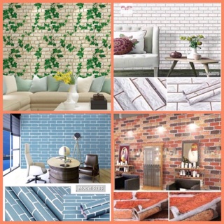 Giấy dán tường ⚡️𝗙𝗥𝗘𝗘𝗦𝗛𝗜𝗣 ⚡️Tranh dán tường loại 10m - phủ Vinyl chống ẩm, mốc
