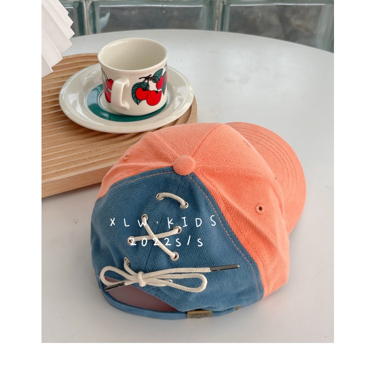 Mũ Lưỡi Trai Phối Màu Thời Trang Hàn Quốc Cho Bé