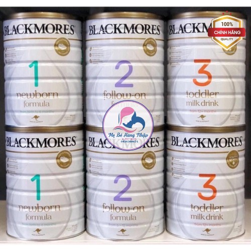 Sữa Blackmore úc số 1, 2, 3 - 900g