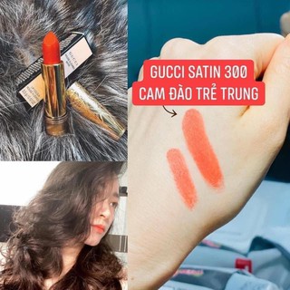 Son Gucci Rouge À Lèvres Satin màu 300 Sadie Firelight