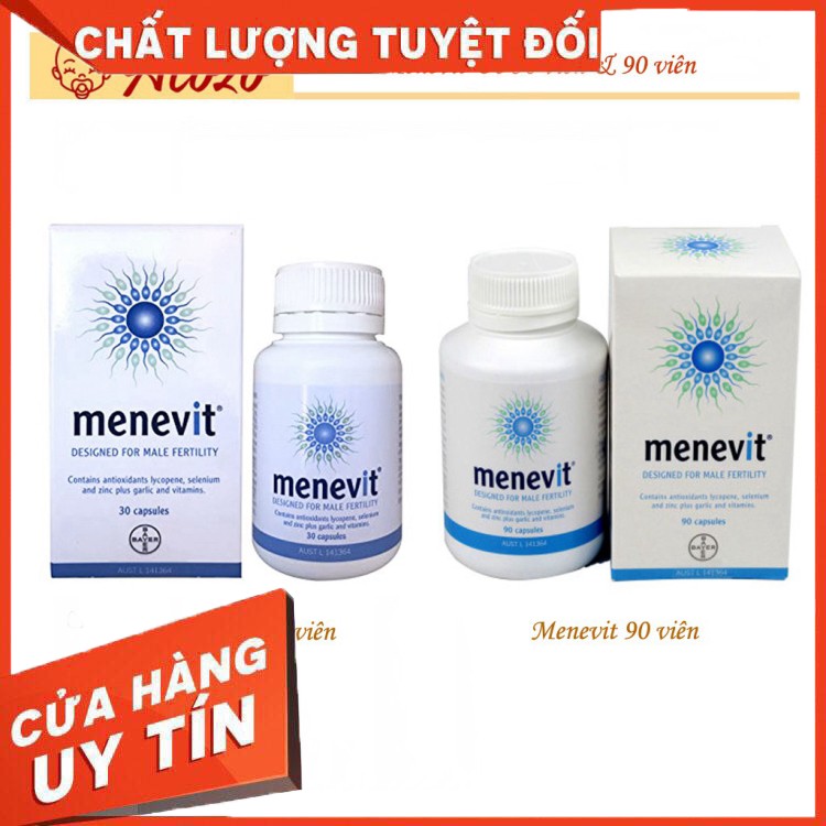 Free Ship Viên Uống Menevit Nâng Cao Chất Lượng Tinh Trùng, Lọ menevit 30 viên và 90 Viên  Úc | BigBuy360 - bigbuy360.vn