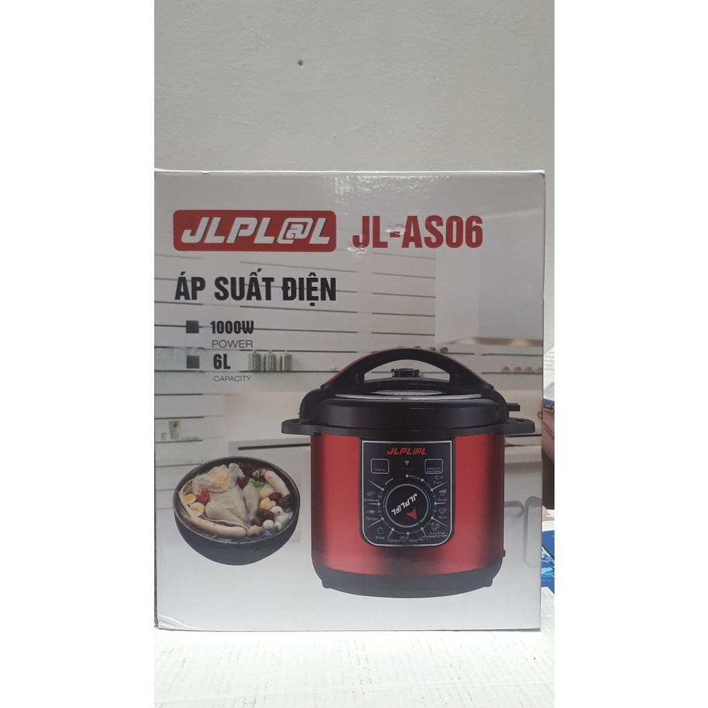 Nồi Áp Suất Điện 6L FUJIKA -JIPLAI-Công Suất 1000W -9 Chức Năng Nấu- Nồi Đa Năng -Hàng Chính Hãng- bh 12t