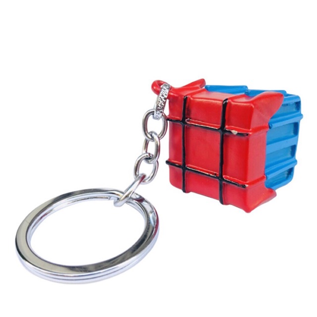 Móc khóa Thùng Thính PUBG kim loại 2.7cm