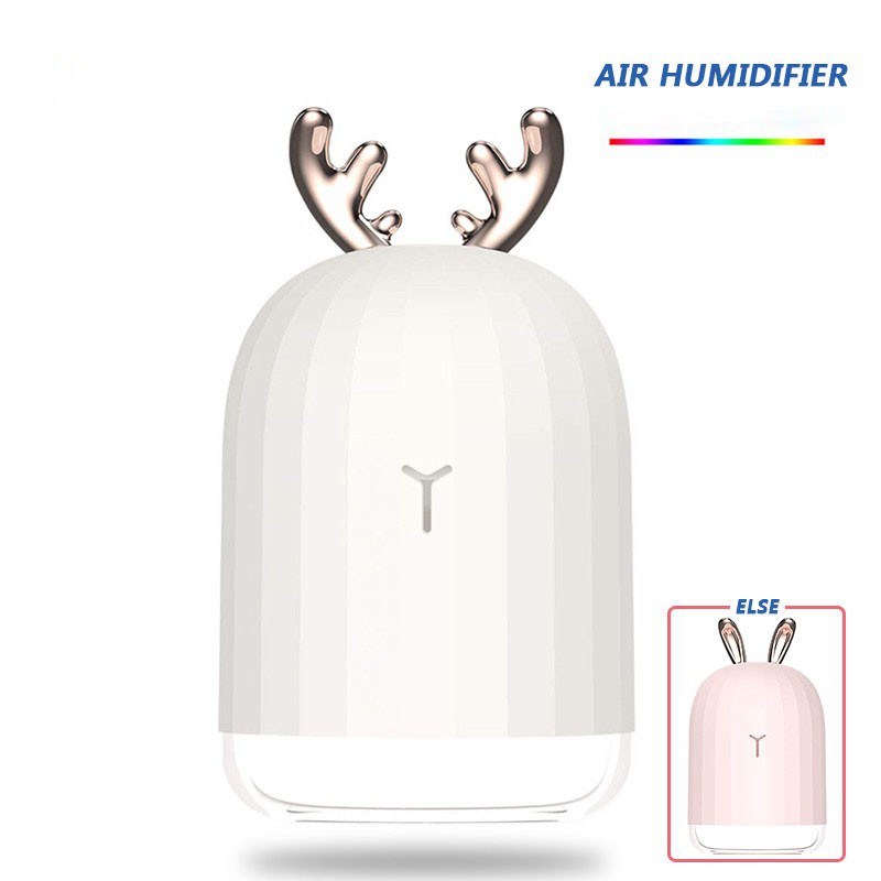 Máy khuếch tán tinh dầu phun sương tạo độ ẩm công nghệ siêu âm dung tích 220ml sử dụng trong nhà