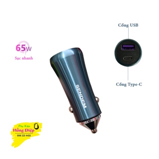 Tẩu Sạc Nhanh 65W Sendem D10