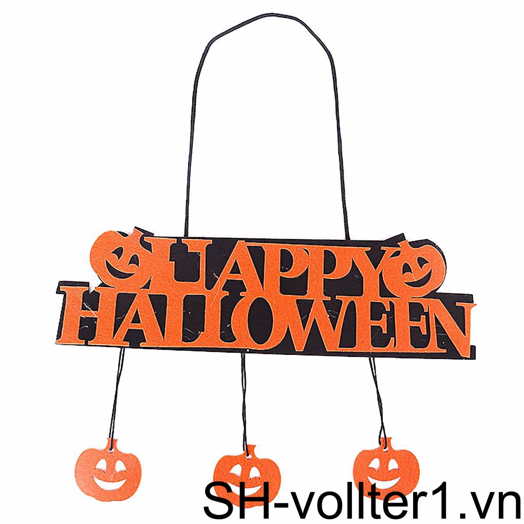 Dây Treo Trang Trí Cửa Hình Bí Ngô Halloween