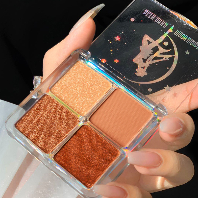 Ánh Trăng Sailor Moon Bốn Màu Phấn Mắt Sáng Ngọc Trai Không Trang Điểm Phấn Mắt Qua Biên Giới Ngọc Trai Eyeshadow