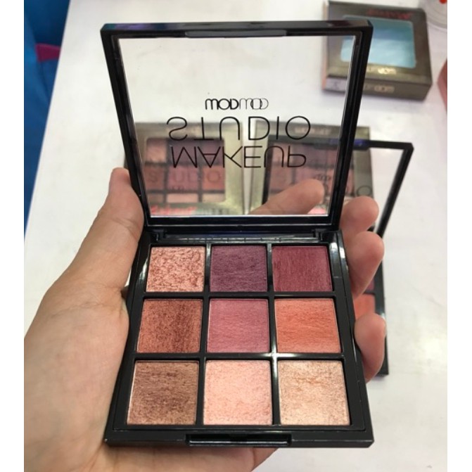 Phấn mắt nhủ bao lì WODWOD 9 Ô MAKEUP STUDIO W585