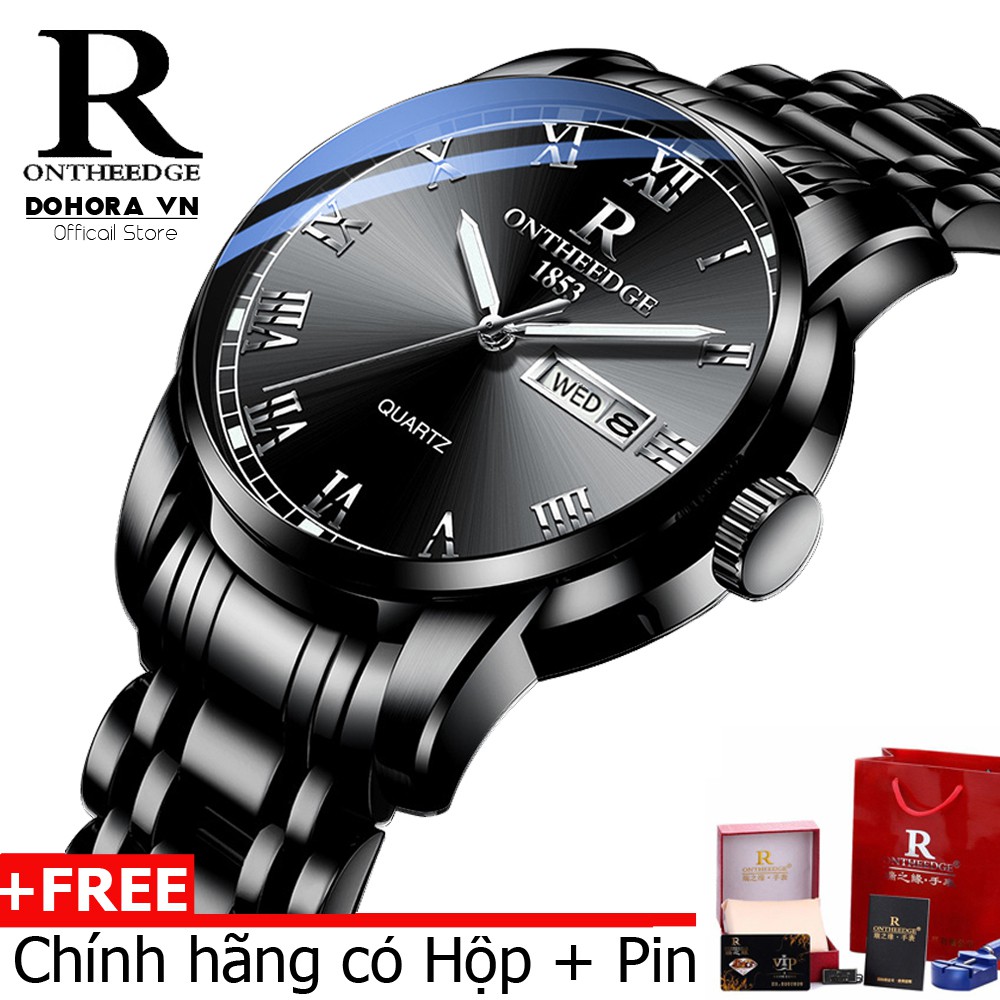 (Đẳng cấp) Đồng hồ nam cao cấp Ontheedge R-13 dây đúc đặc không gỉ kính tráng Sapphiare + full hộp | BigBuy360 - bigbuy360.vn