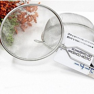 DỤNG CỤ RÂY LỌC INOX 15CM CAO CẤP DÙNG RÂY CHÁO ĂN DẶM