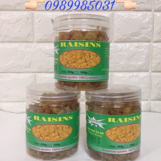 Hộp 300g Nho khô vàng Ấn độ cực ngon