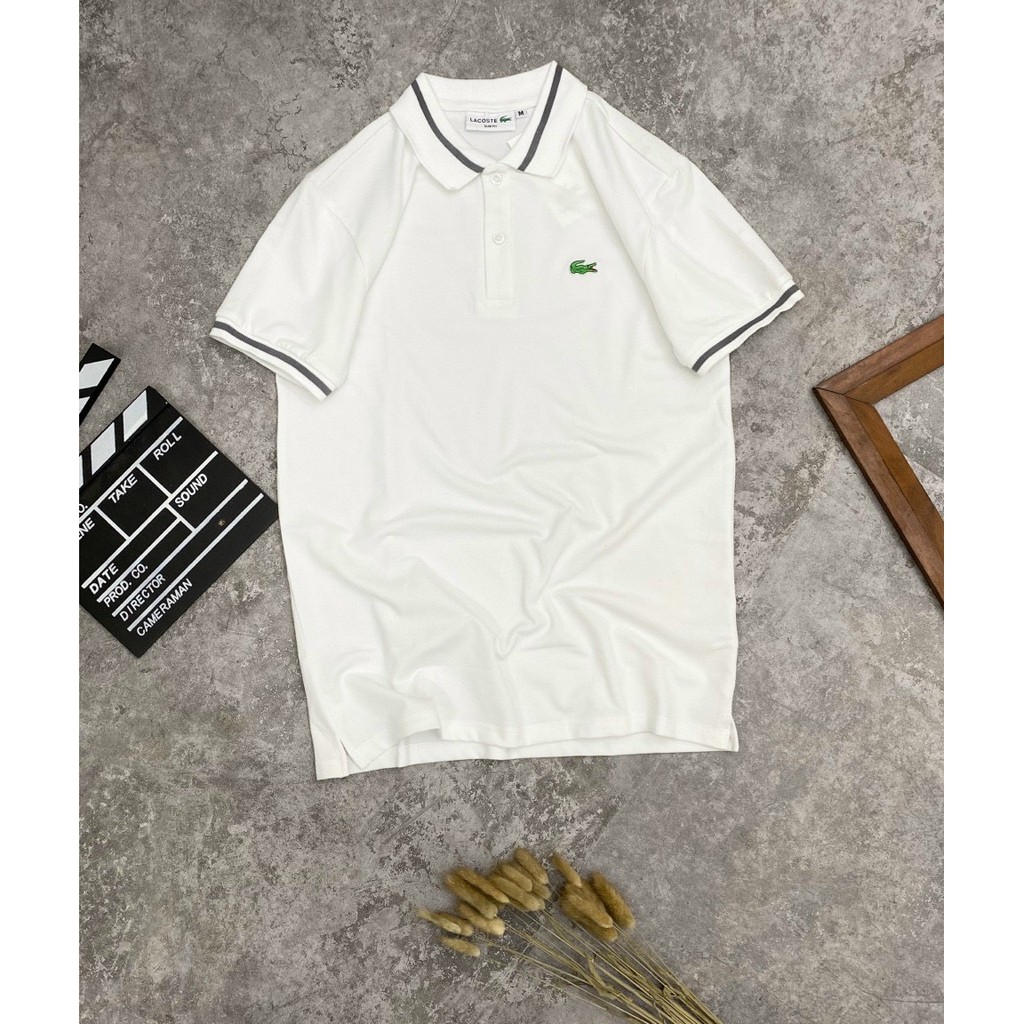 Áo polo nam cá sấu xanh