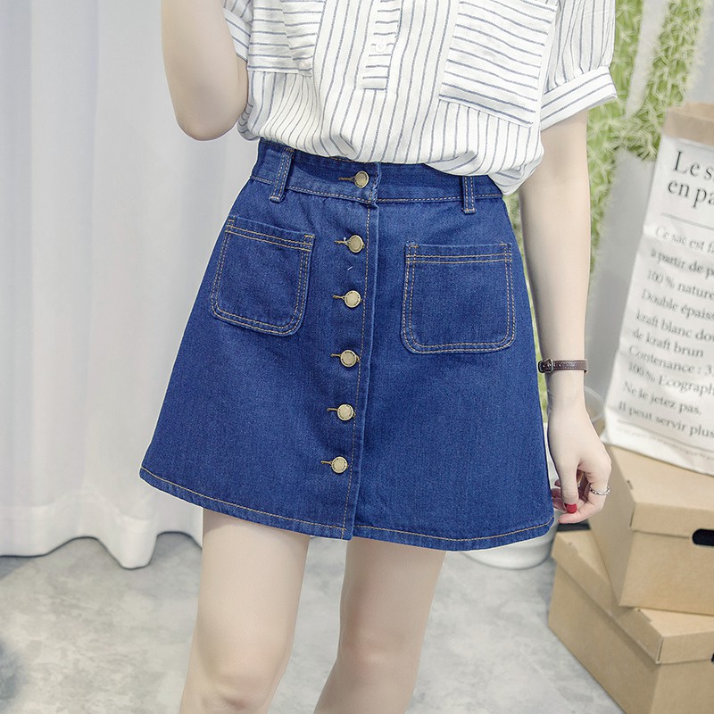 [SẴN] Chân váy Jeans chữ A Ulzzang Quảng Châu VJN3 | BigBuy360 - bigbuy360.vn