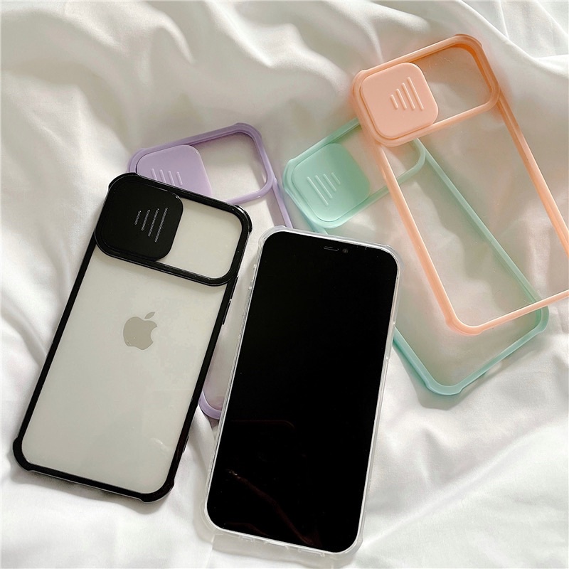 Ốp lưng chống sốc lưng trong viền màu che camera cho iphone 7/8plus,x.xs/xsmax,11/11promax,12,12promax,13,13promax