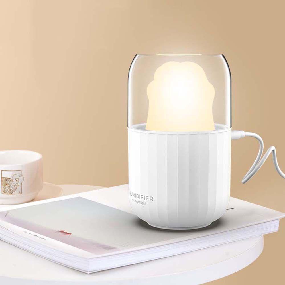 Máy Phun Sương Tạo Độ Ẩm Nano Hình Chân Mèo Sạc USB Cho Xe Hơi
