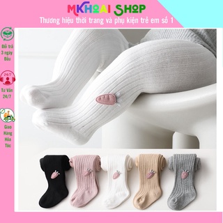 Quần tất liền bàn bé gái thu đông 0-24m
