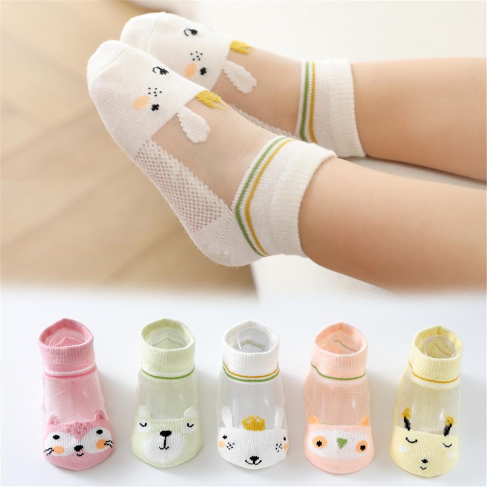 SUSANS Set 5 Đôi Tất Cotton Mùa Hè Cho Bé 0-3 Tuổi