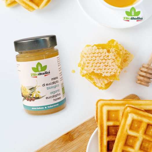 Mật ong (Honey) khuynh diệp hữu cơ 250gr - Bioitalia