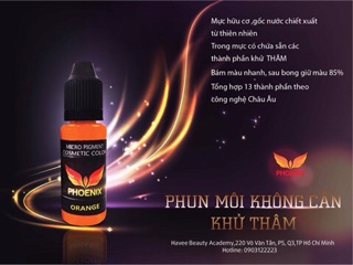 Mực phun xăm không cần khử thâm Phoenix