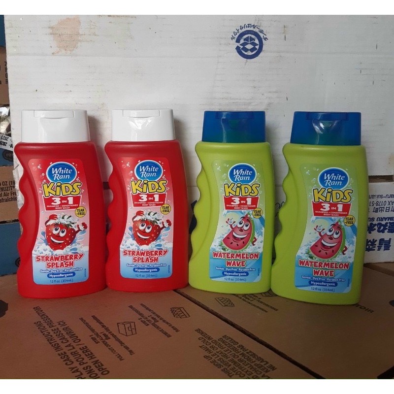 🌺Sữa tắm gội xả 3 Trong 1 White Rain Kids