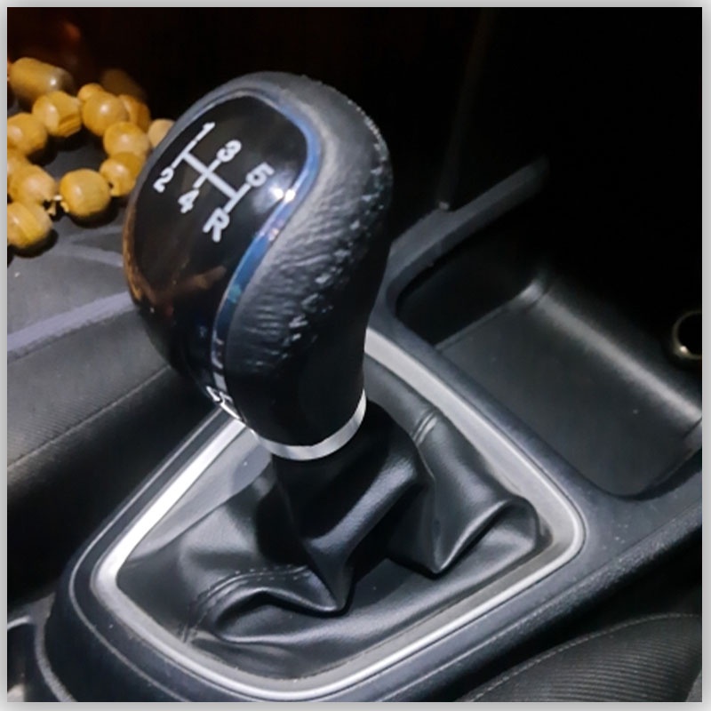Núm Gạt Cần Số Xe Hơi 5/6 bánh răng Bằng Da Thông Dụng Thoải Mái thủ công cần sang số ô tô Tay nắm cần gạt số ô tô Đầu cần số  Ô Tô núm bọc cần số xe hơi