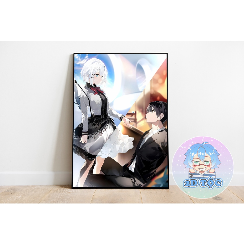 TRANH POSTER A3 ANIME MANGA LIGHT NOVEL THÁM TỬ ĐÃ CHẾT (1)  CHẤT LIỆU GIẤY CAO CẤP - 2D TỘC SHOP