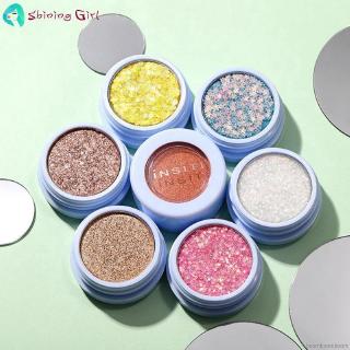 Phấn mắt một màu ánh nhũ kim tuyến lấp lánh chống nước lâu trôi làm sáng da