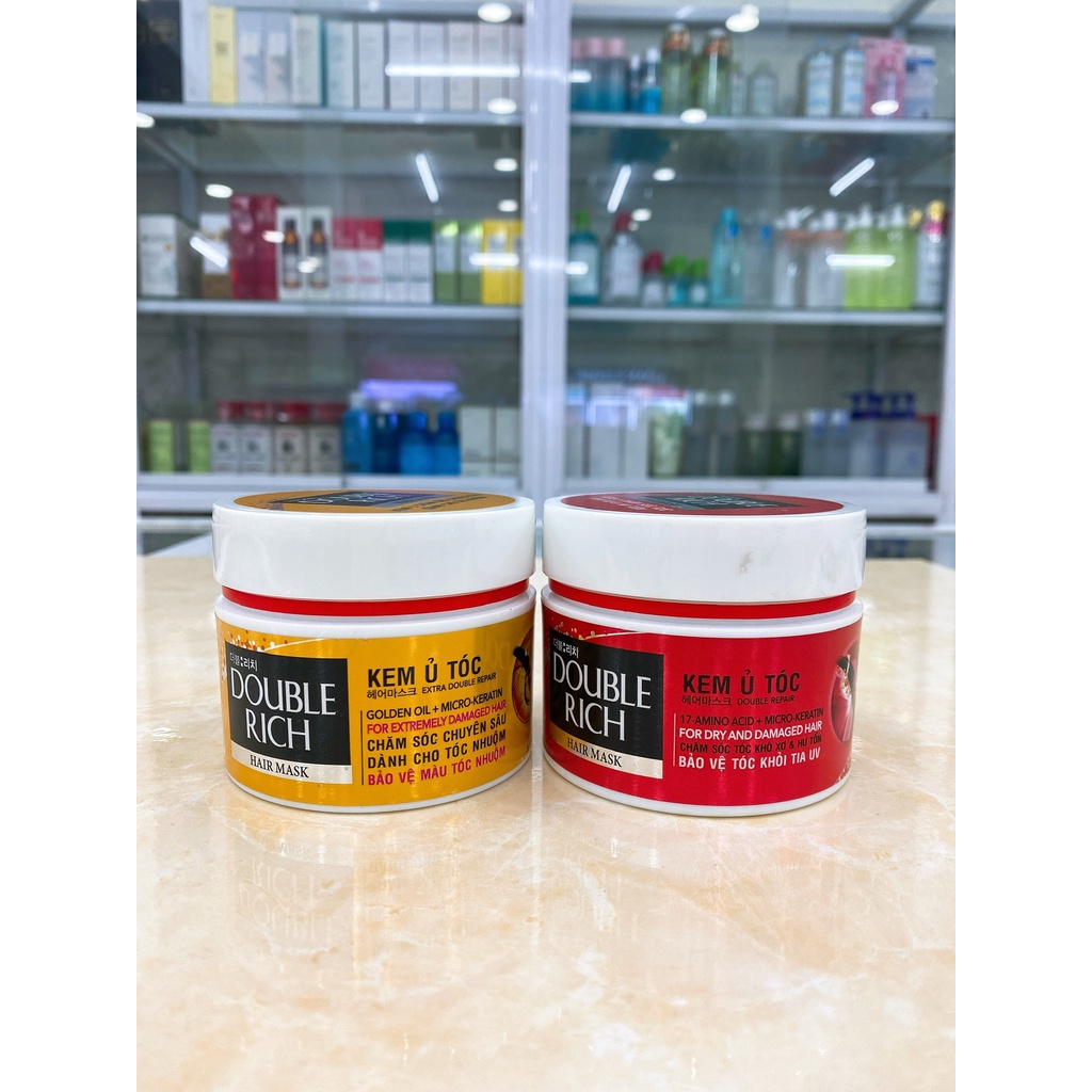 Kem Ủ Tóc Double Rich Hair Mask 150ml Mẫu Mới