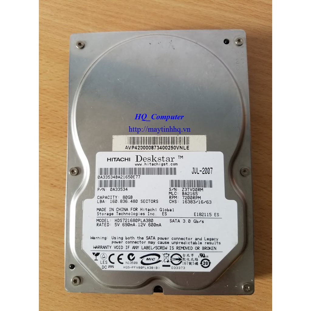 Ổ CỨNG MÁY TÍNH BÀN 80GB ĐÃ CÀI WIN | BigBuy360 - bigbuy360.vn