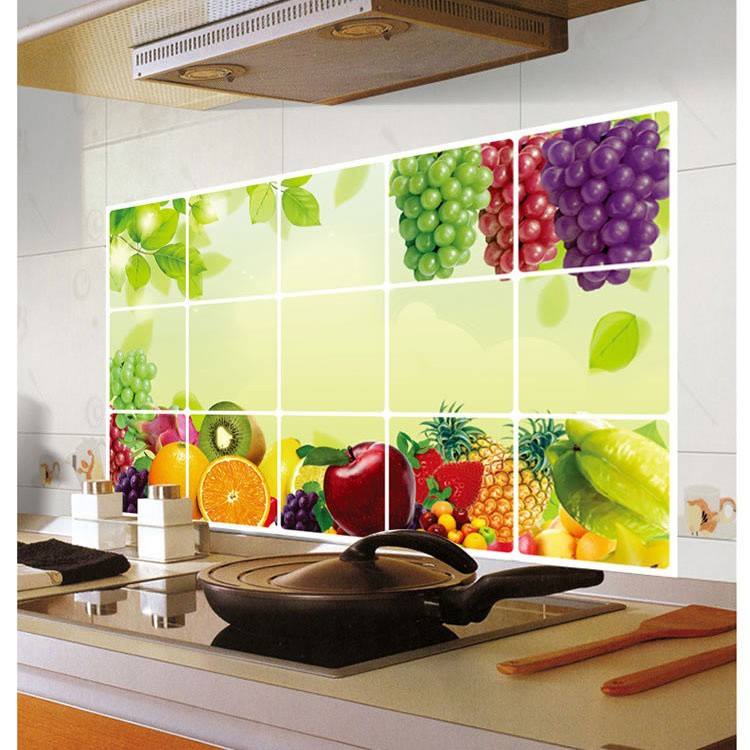 Giấy dán tường bếp chịu nhiệt cỡ 60cm x 90cm