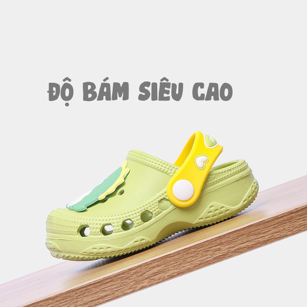 Dép sục siêu nhẹ cho bé 1-6 tuổi chống trơn trượt độ bám cực tốt chất liệu mềm mịn an toàn Hàng chuẩn chất lượng