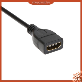 Cáp Chuyển Đổi Micro Hdmi Đực Sang Hdmi Cái 17cm