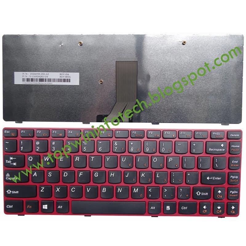 (KEYBOARD) BÀN PHÍM LAPTOP LENOVO G480 dùng cho Ideapad B480 B485 G400 G410 G480 G485 Z380 Z385 Z410 Z480 Z485