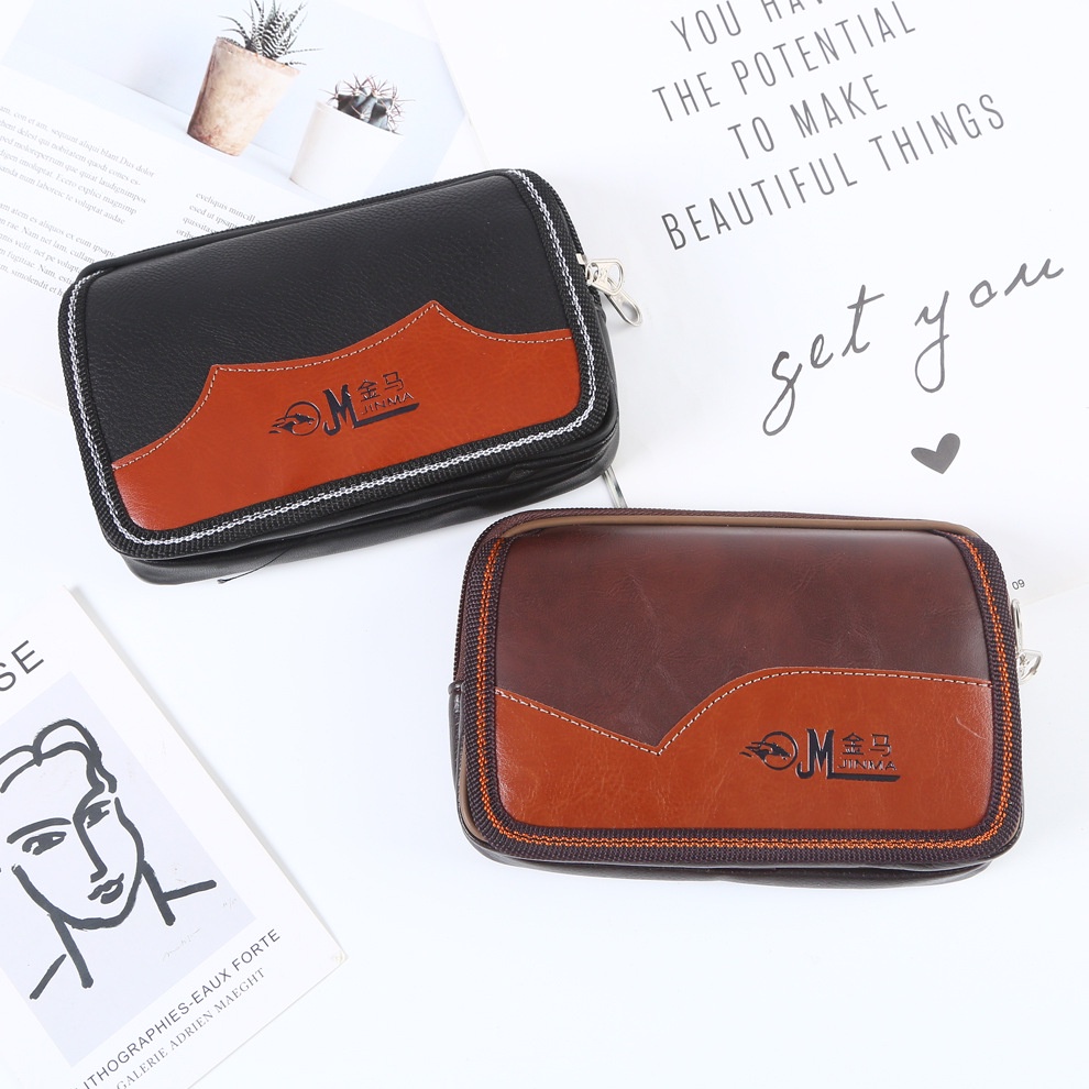 Túi Da Pu Đeo Hông Đựng Điện Thoại Đa Năng Tiện Dụng