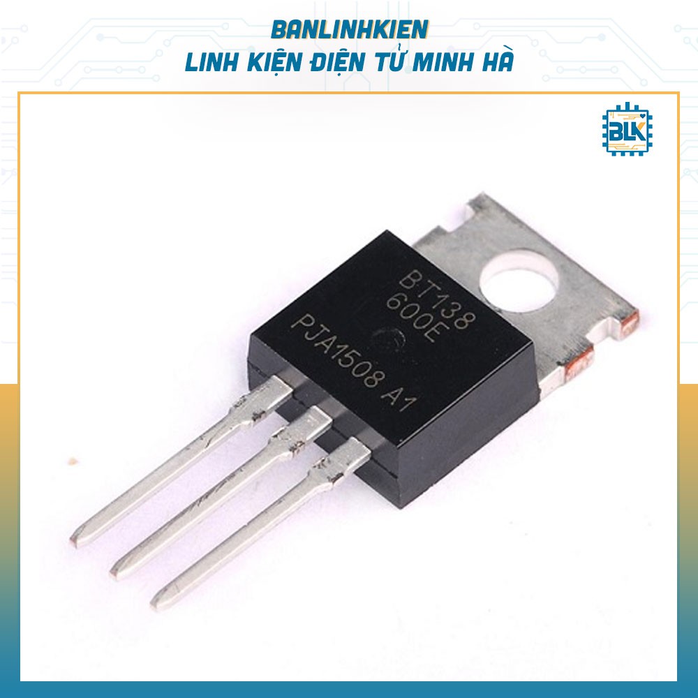 BT138-600E TO220 TRIAC 12A 600V